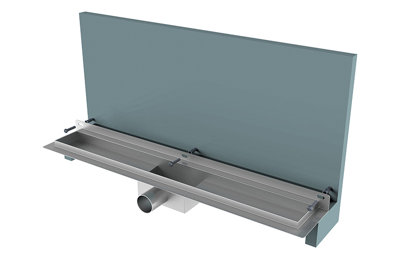 HX010- Wall Mounted Linearibus Exhaurire cum Box Outlet Type et III Wall Fixing cavernis